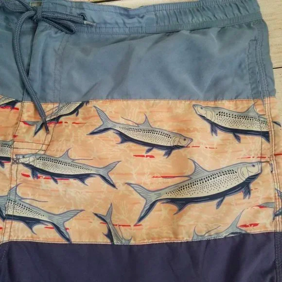 VINEYARD VINES mens fish swimming trunks XL Discounted Shipping $5.95 - Picture 5 of 5